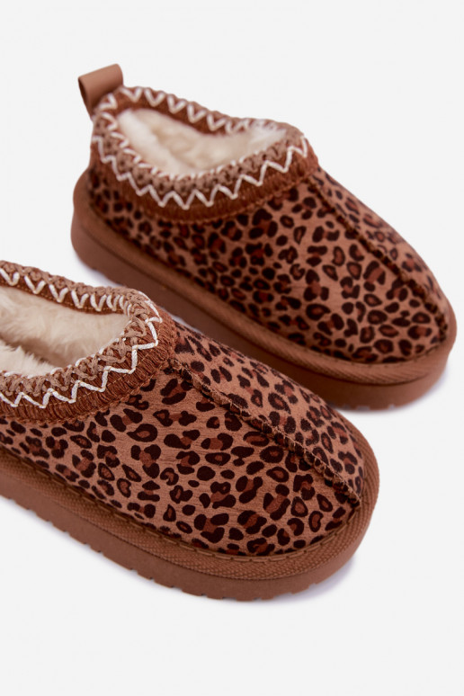 Kinder Schneestiefel mit Leopardenmuster Ysmerine