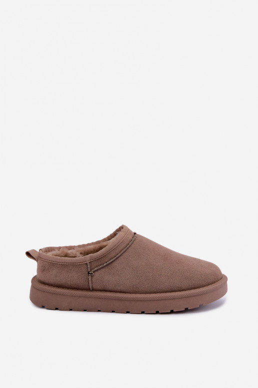 niedrige Damen Schneestiefel in Sand Rosmina