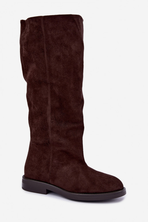 Ein überzeugendes Stilvollll Stiefel mit breiten Absätzen CzekoladoZue Pavellea