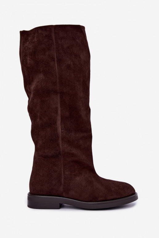 Ein überzeugendes Stilvollll Stiefel mit breiten Absätzen CzekoladoZue Pavellea