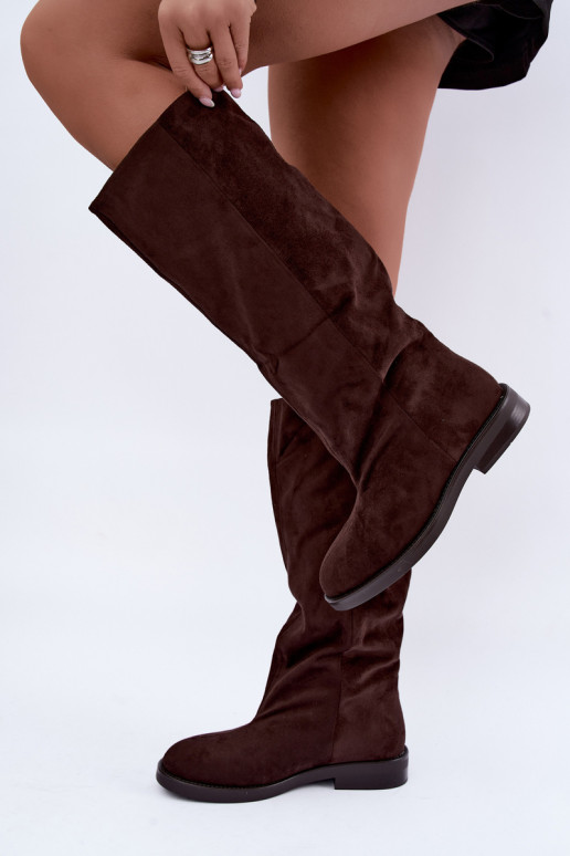 Ein überzeugendes Stilvollll Stiefel mit breiten Absätzen CzekoladoZue Pavellea