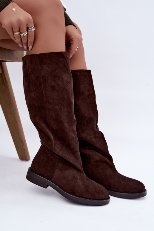 Ein überzeugendes Stilvollll Stiefel mit breiten Absätzen CzekoladoZue Pavellea