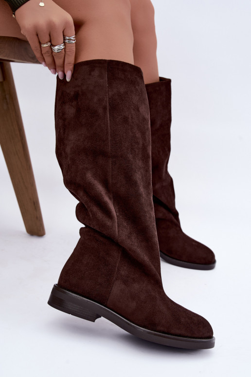 Ein überzeugendes Stilvollll Stiefel mit breiten Absätzen CzekoladoZue Pavellea
