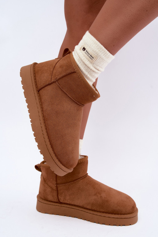 Damen Schneestiefel in brauner Farbe Rosienne