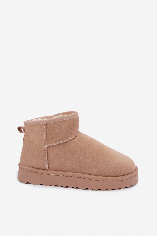 Damen Schneestiefel in Sandfarbe Rosienne