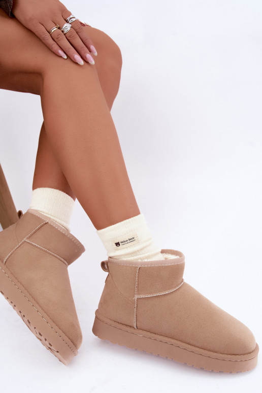Damen Schneestiefel in Sandfarbe Rosienne