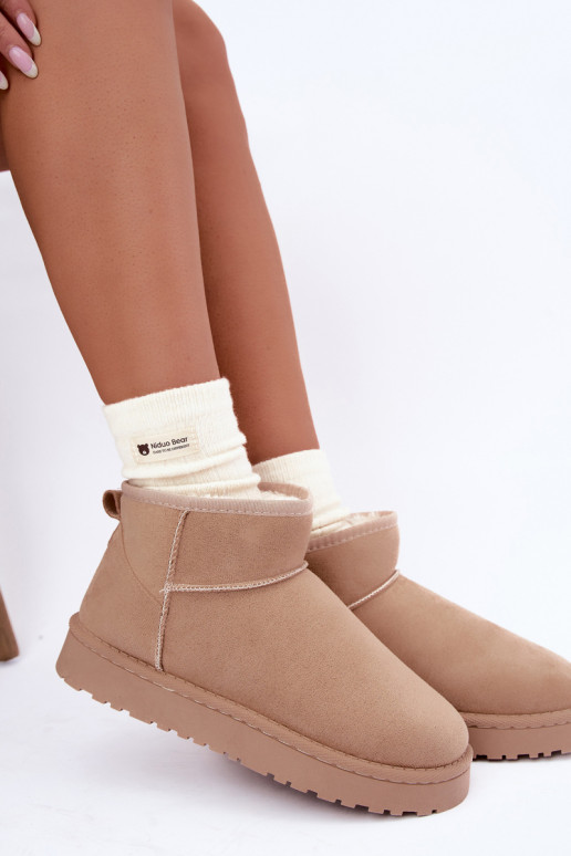 Damen Schneestiefel in Sandfarbe Rosienne