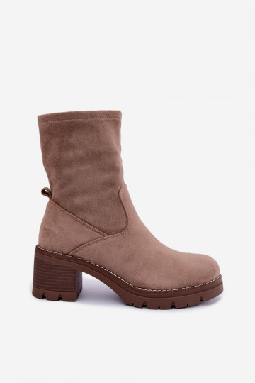Damen Stiefeletten in Sandfarbe Meldrenelle 2