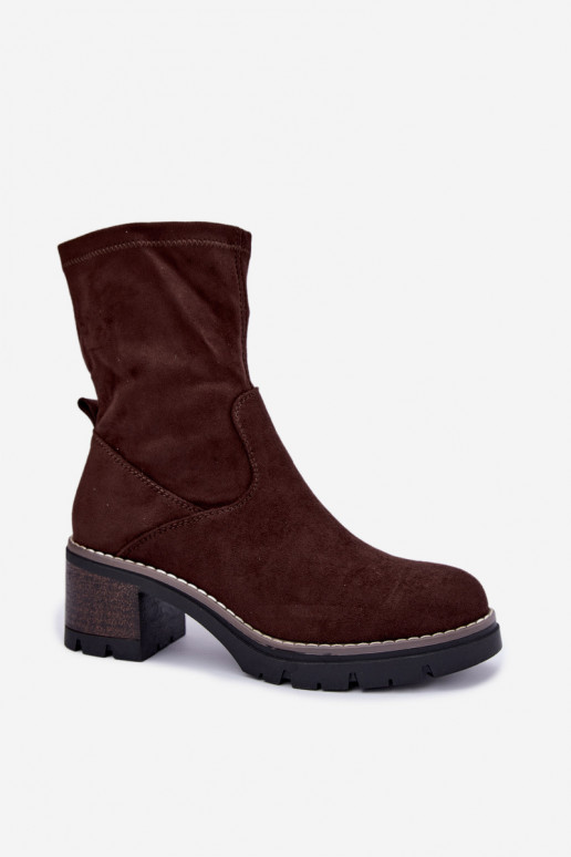 Damen Stiefeletten CzekoladoĮe Meldrenelle