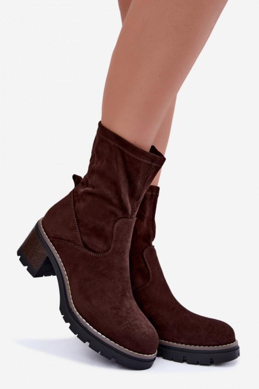 Damen Stiefeletten CzekoladoĮe Meldrenelle