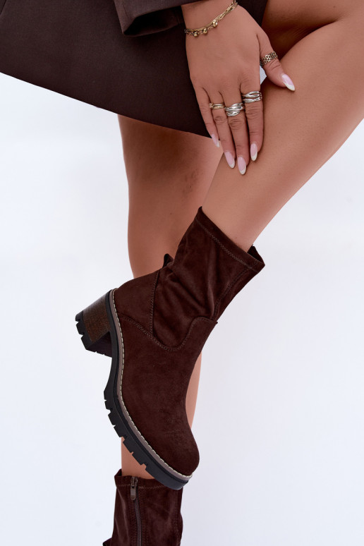 Damen Stiefeletten CzekoladoĮe Meldrenelle