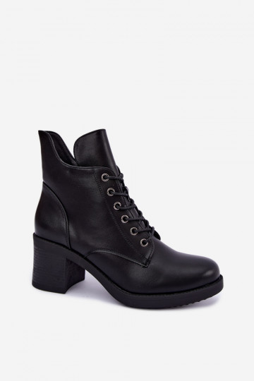 mit Schnürsenkeln sich Zuarm laufen Damenstiefel Klocke schZuarze Farbe Garella