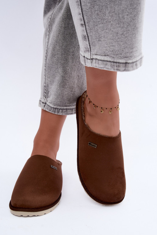 Schuhe hausgemacht Hausschuhe Feminin Inblu CS000034 dunkelbraun