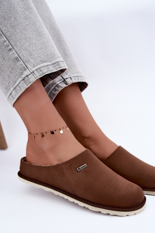 Schuhe hausgemacht Hausschuhe Feminin Inblu CS000034 dunkelbraun