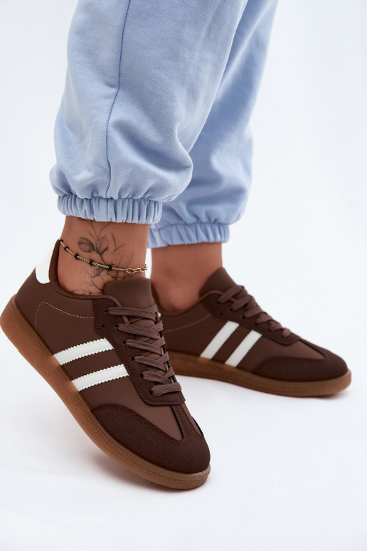 Damen Sneaker in Schokoladenfarbe Seabell