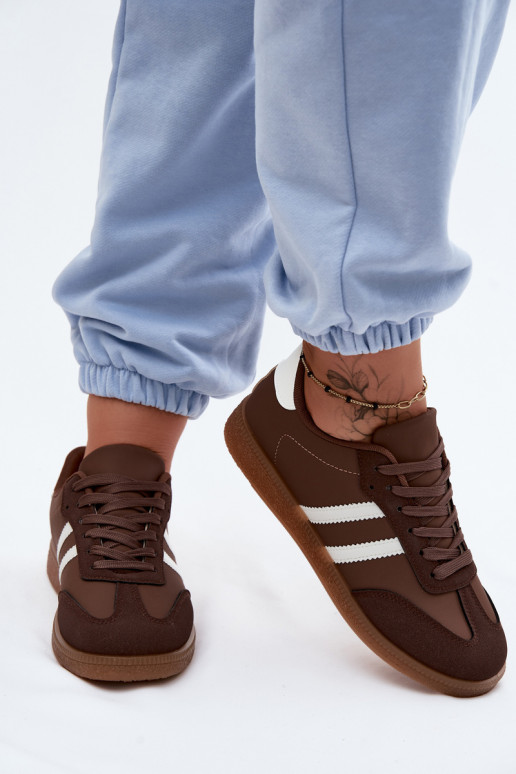 Damen Sneaker in Schokoladenfarbe Seabell