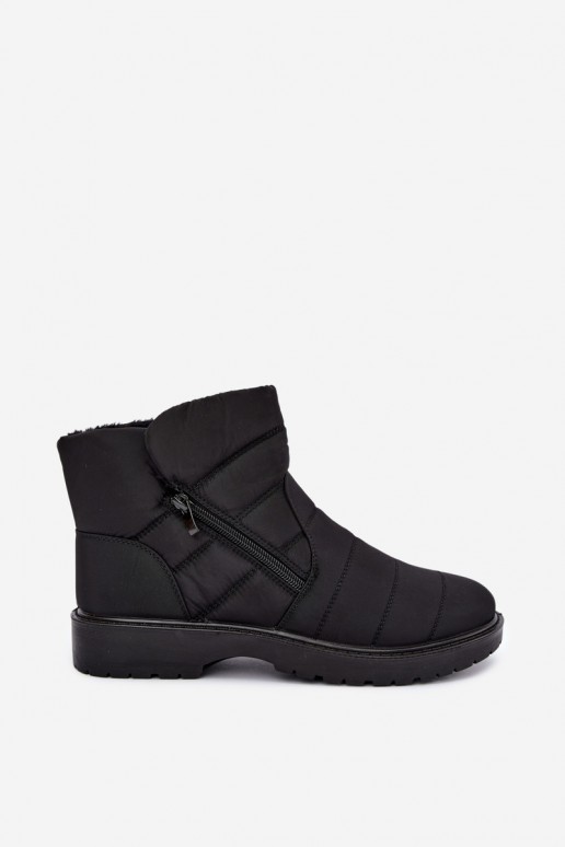 Herren Schneestiefel in schwarzer Farbe Tai turilric