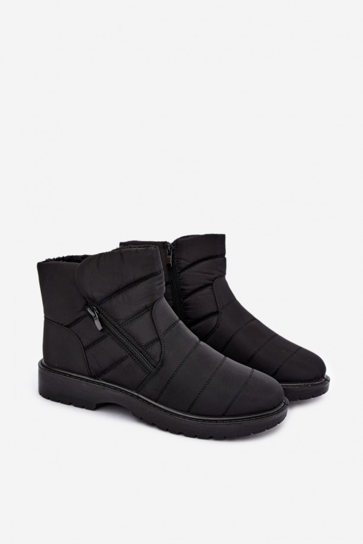 Herren Schneestiefel in schwarzer Farbe Tai turilric