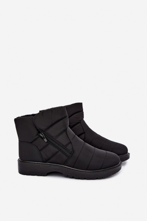 Herren Schneestiefel in schwarzer Farbe Tai turilric