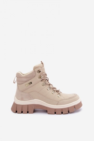 gefütterte Damenschuhe Lee Cooper LCJ-26-31-4581 in sandfarben 2