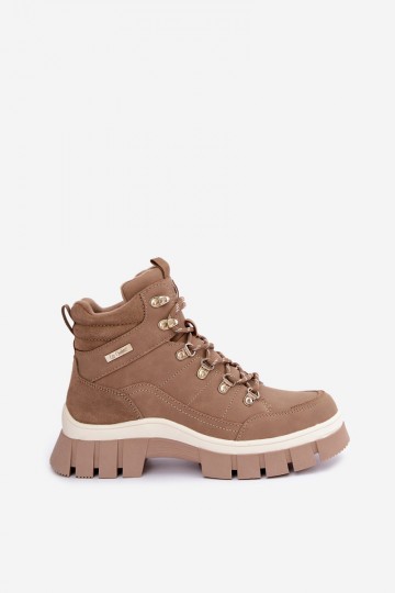 gefütterte Damenschuhe Lee Cooper LCJ-26-31-4582 in sandfarben 2