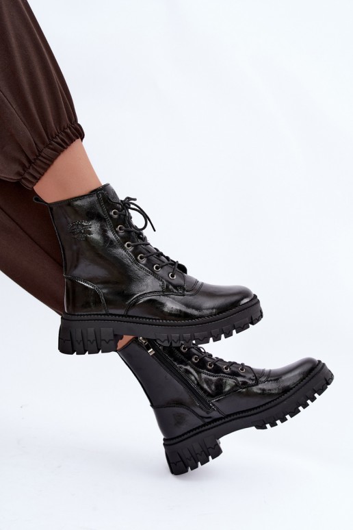 gefütterte Arbeitsstiefeletten Lee Cooper LCJ-26-16-4696 in schwarz