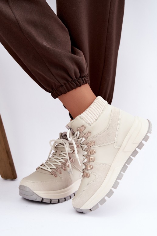 gefütterte Damenschuhe Lee Cooper LCJ-26-03-4525 in grau