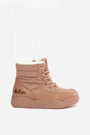 Schnürschuhe für den Schnee Lee Cooper LCJ-44-4565 in braun 2