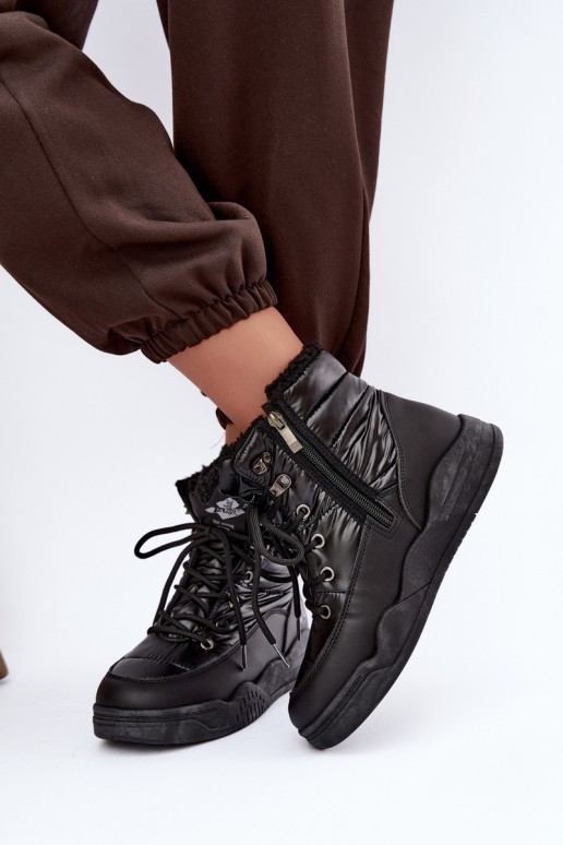 Schnürschuhe für den Schnee Lee Cooper LCJ-44-4562 in schwarz