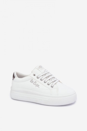Sneaker mit Plattform Lee Cooper LCJ-26-44-4561 in weiß