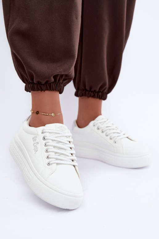 Sneaker mit Plattform Lee Cooper LCJ-26-44-4561 in weiß