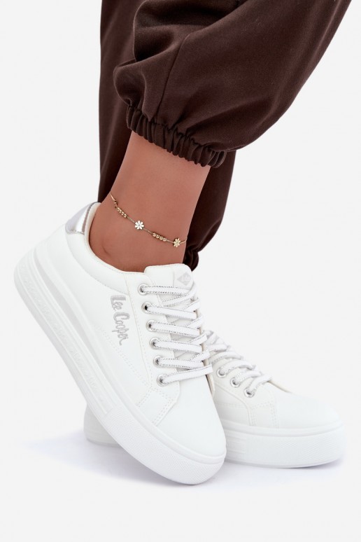 Sneaker mit Plattform Lee Cooper LCJ-26-44-4561 in weiß