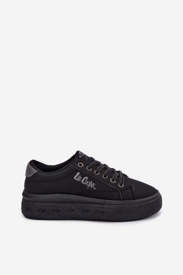 Plattform Freizeitschuhe Lee Cooper LCJ-26-44-4560 in schwarz 2