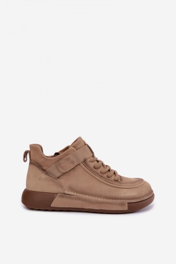 gefütterte Stiefeletten aus natürlichem Leder Lee Cooper LCJ-26-19-4603 in Chaki-Farbe 2
