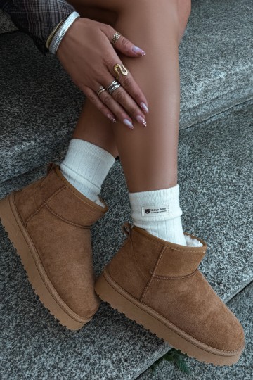Damen Schneestiefel in brauner Farbe Rosienne