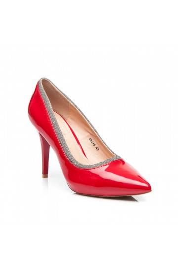 Rote Schuhe GLOSSY 58248R / S1-35P 2