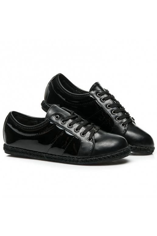 Lackierte Sneakers mit Espadrille-Sohle Q53-1B VICES - 5 Lackierte Sneakers mit Espadrille-Sohle Q53-1B VICES - 5