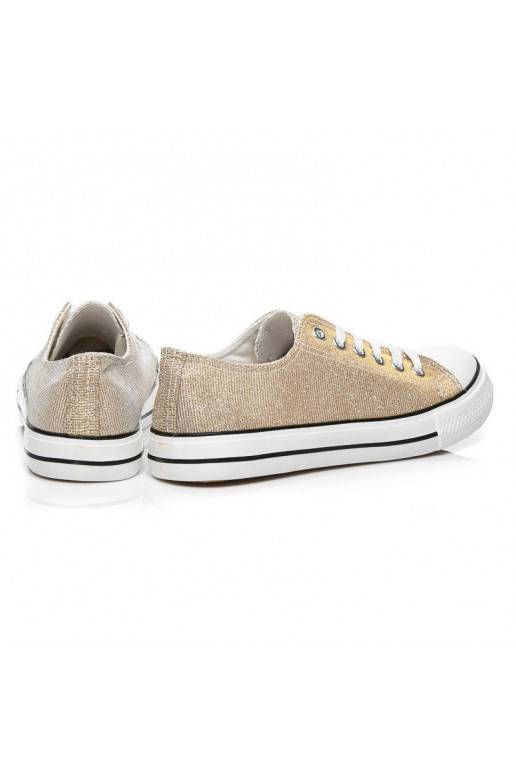 Glitzer-dekorierte Sneakers Princess Gold BL42GO