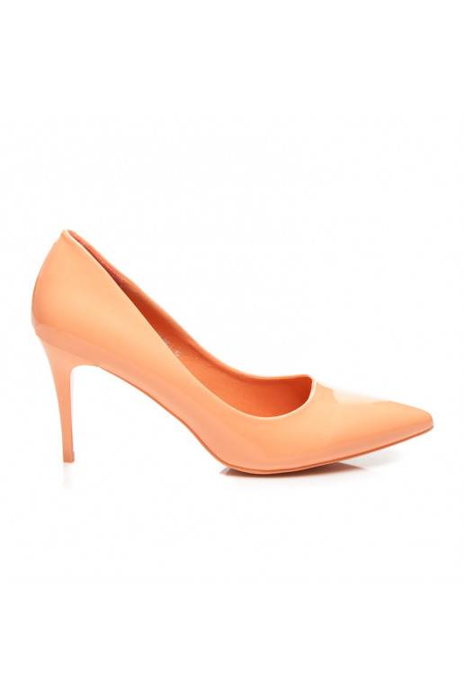 Klassische pfirsichfarbene Schuhe YES-366-1OR