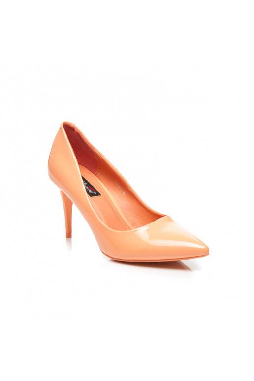 Klassische pfirsichfarbene Schuhe YES-366-1OR