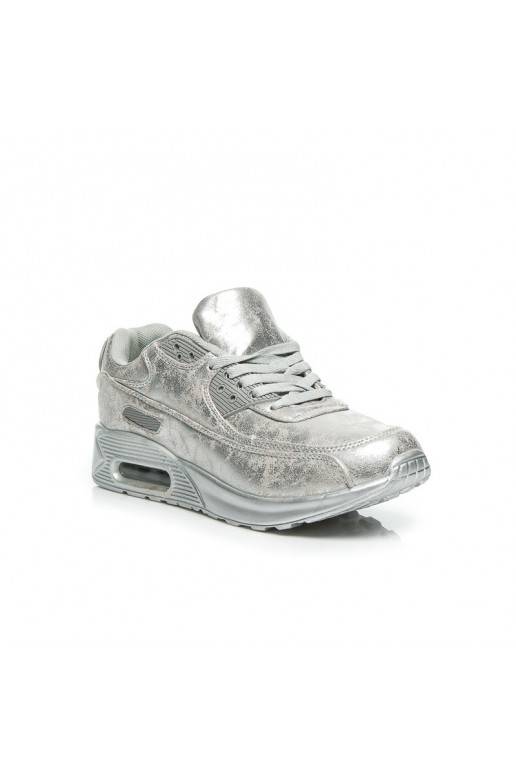 Massive silberne Sportschuhe 1-7S