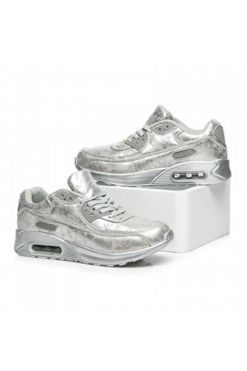 Massive silberne Sportschuhe 1-7S 2