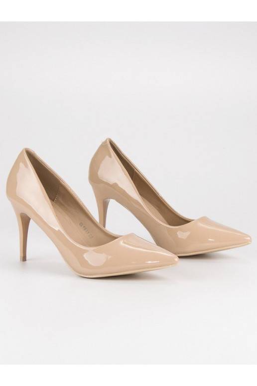 Beige Lack-High-Heels von Comer EL1611D.BE  - 2 Beige Lack-High-Heels von Comer EL1611D.BE  - 2