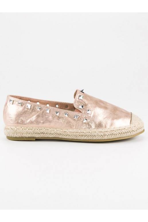 Forever Folie Rivet Espadrilles in Roségold LX164CHA  - 4 Forever Folie Rivet Espadrilles in Roségold LX164CHA  - 4