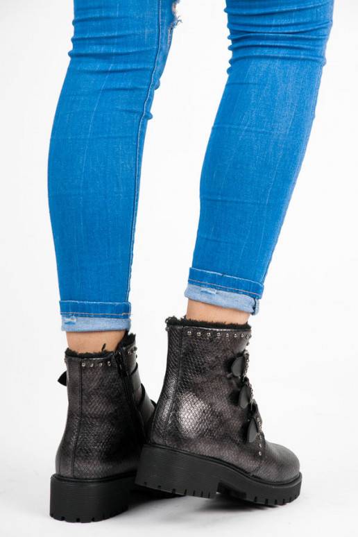 Stylische beheizte Betler-Schnallenstiefel JT39-2BR  - 3 Stylische beheizte Betler-Schnallenstiefel JT39-2BR  - 3