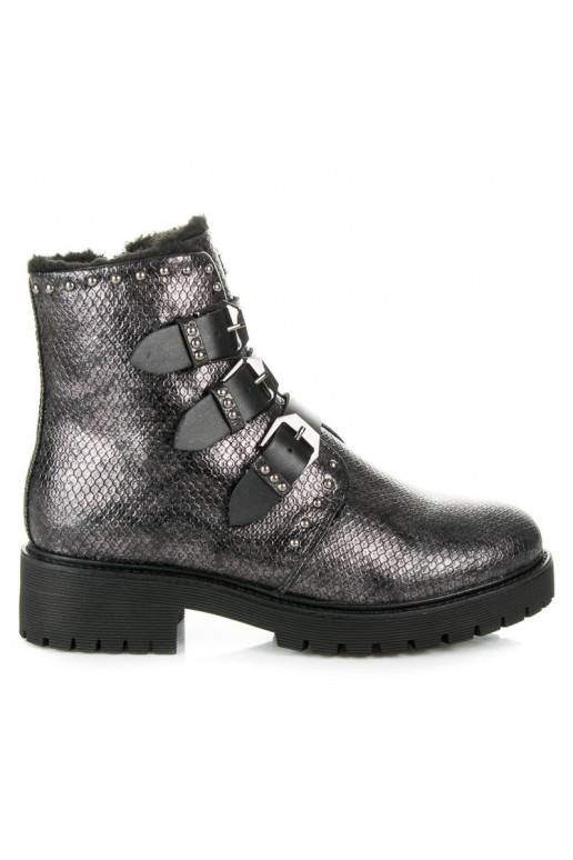 Stylische beheizte Betler-Schnallenstiefel JT39-2BR  - 4 Stylische beheizte Betler-Schnallenstiefel JT39-2BR  - 4