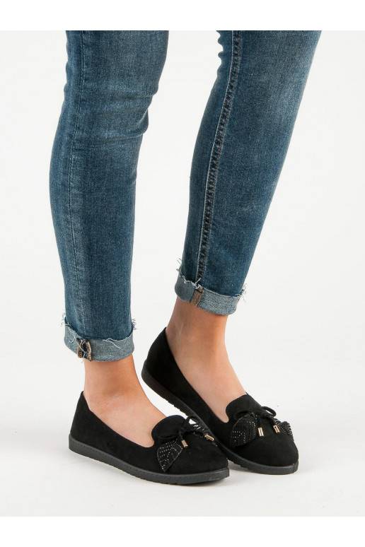 Ballerinas aus schwarzem Wildleder SBHX-20B  - 7 Ballerinas aus schwarzem Wildleder SBHX-20B  - 7