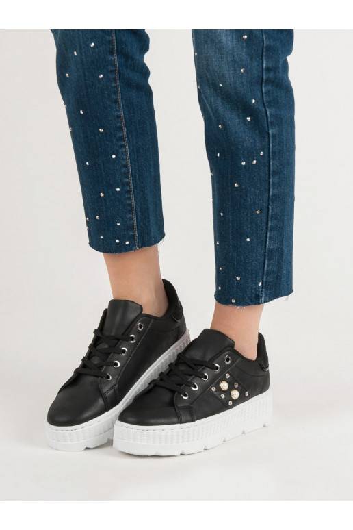 Schwarze Plateauschuhe  - 1 Schwarze Plateauschuhe  - 1