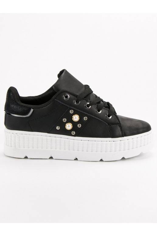 Schwarze Plateauschuhe  - 2 Schwarze Plateauschuhe  - 2