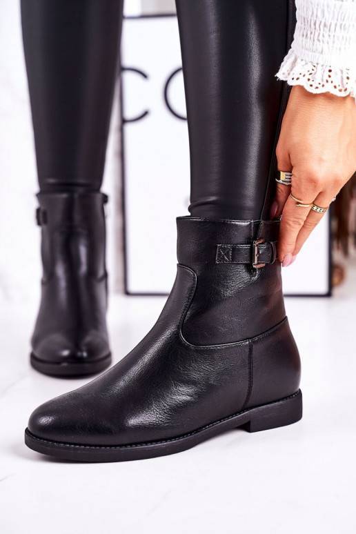 Beheizte Stiefel mit Schnallen in Schwarz J.STAR But - 2